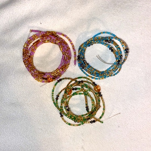✨Authentic✨ handmade waist beads💗💙💚 - Picture 1 of 3